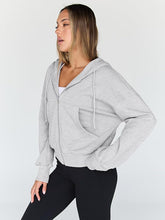 Women Hoodies Full Zip Up Cropped Sweatshirts